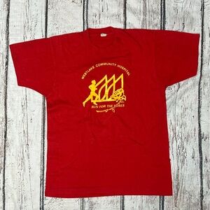 VTG Single Stitch 1980s Westlake Community Race Marathon Screen Stars 80s tshirt
